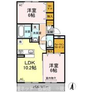 D-room椿 B棟の間取り画像