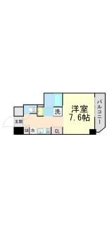 レジデンス三宮東グルーブの間取り画像