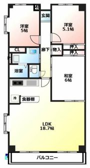 リブレ琥珀館の間取り画像