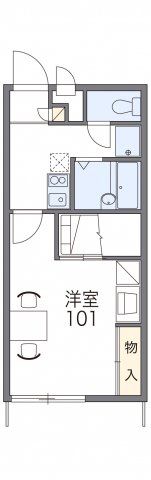 レオパレスリジェールの間取り画像