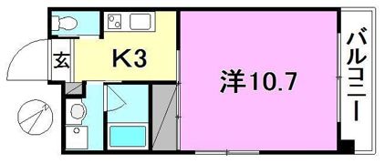 LUST YANAIMACHI 2の間取り画像