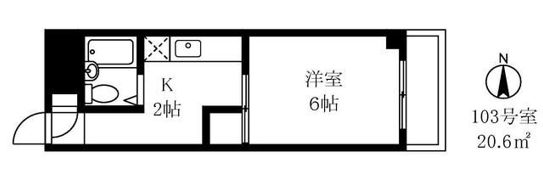 小﨑マンションの間取り画像