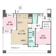 藤和高輪ホームズの間取り画像