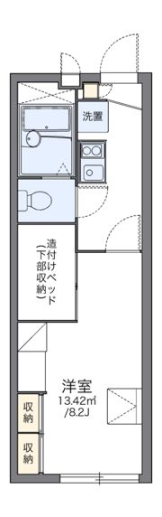 レオパレス平作の間取り画像