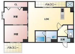 ラムール守口（旧 コーポのぐち）の間取り画像
