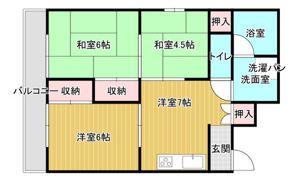 森ビルの間取り画像