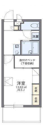 レオパレスコーラルアイルの間取り画像