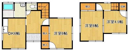 小倉南区八幡町戸建ての間取り画像