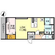 Noble raffiner 針ヶ谷の間取り画像