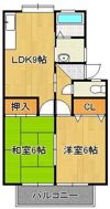 コーポ豊栄2の間取り画像
