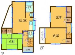 馬木2丁目畠中貸家の間取り画像
