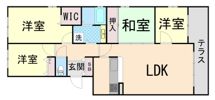 住吉ガーデンの間取り画像