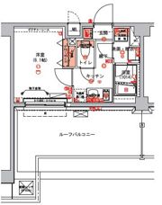 ハーモニーレジデンス東京ウエストの間取り画像