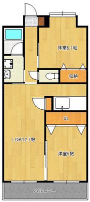 リード大手町の間取り画像