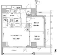 パークハビオ渋谷本町レジデンスの間取り画像