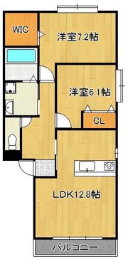 ルネス本城学研台IIの間取り画像