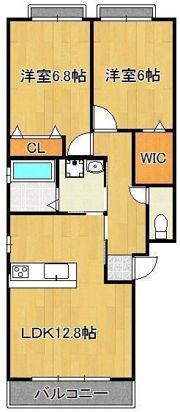 ルネス本城学研台IIIの間取り画像
