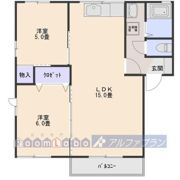 エクレール富澤Bの間取り画像
