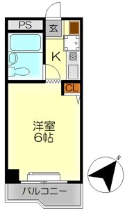 メゾン勝浦の間取り画像