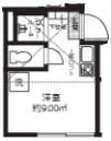 Studio Apartment東池袋の間取り画像