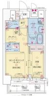 プレサンス西九条シティベイの間取り画像