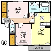 リビングタウン下河端 Bの間取り画像