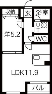 ホリーステージ城山の間取り画像