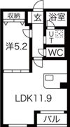 ホリーステージ城山の間取り画像