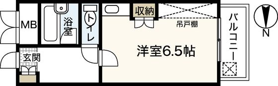 ハイソサエティ宝町の間取り画像