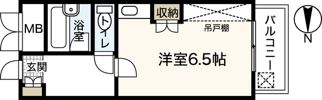 ハイソサエティ宝町の間取り画像