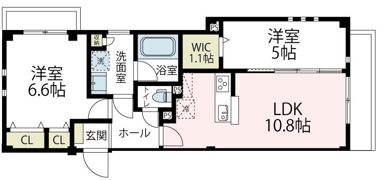 ヴァローレ Ⅰの間取り画像