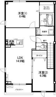 ソシア守山IIの間取り画像