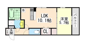 グレイスコート神戸永手町の間取り画像