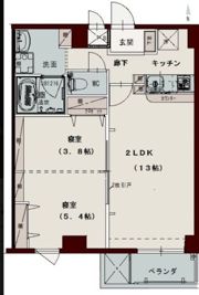 コリドール西内町の間取り画像