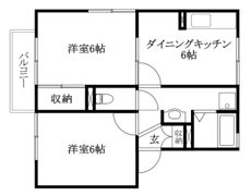 フレンドリーハイツ日野 2の間取り画像