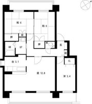 エメラルドグリーンⅤの間取り画像