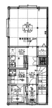 フェリシア東雪谷の間取り画像
