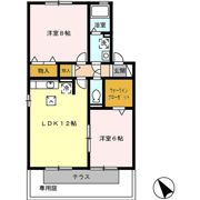 クウラージュ C棟の間取り画像