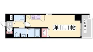 カスタリア三宮の間取り画像