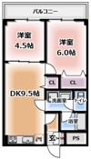 ウインド・ヒル香里Ⅰの間取り画像