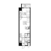 S-RESIDENCE大阪上本町の間取り画像