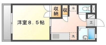 Fマンションの間取り画像