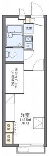 レオパレスさくらの間取り画像