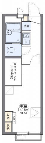 レオパレスさくらの間取り画像
