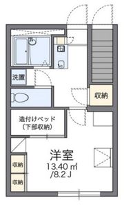 レオパレスリベインの間取り画像