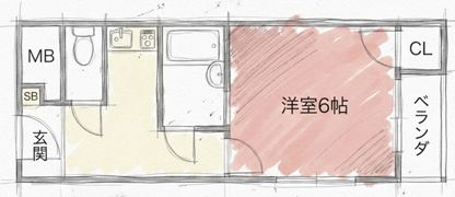 ホワイティ18の間取り画像