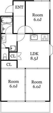 第2栄和マンションの間取り画像