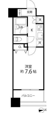 スペーシア秋葉原の間取り画像
