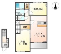カサブランカの間取り画像