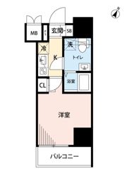 マイナビSTAY旧東海道品川（レガリス品川サウス）の間取り画像